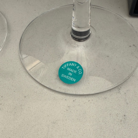 Tiffany & Co. Crystal Champagne Flutes - Picture 2 of 4